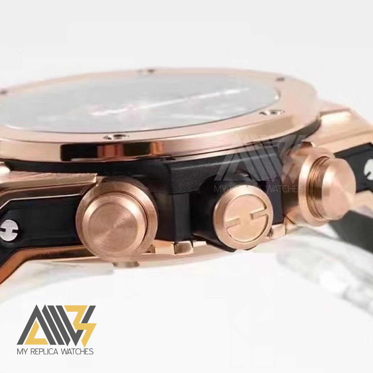 Big Bang Unico 421.OX.1180.RX 44mm Rosegold Case ZF 1:1 Best Edition Skeleton Dial on Black Rubber Strap A1280